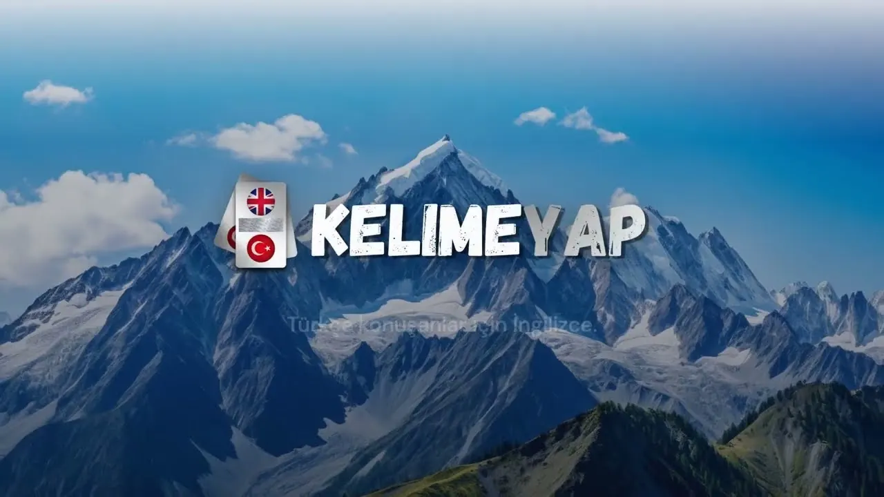 KelimeYAP İngilizce videosu, açılış görüntüsü
